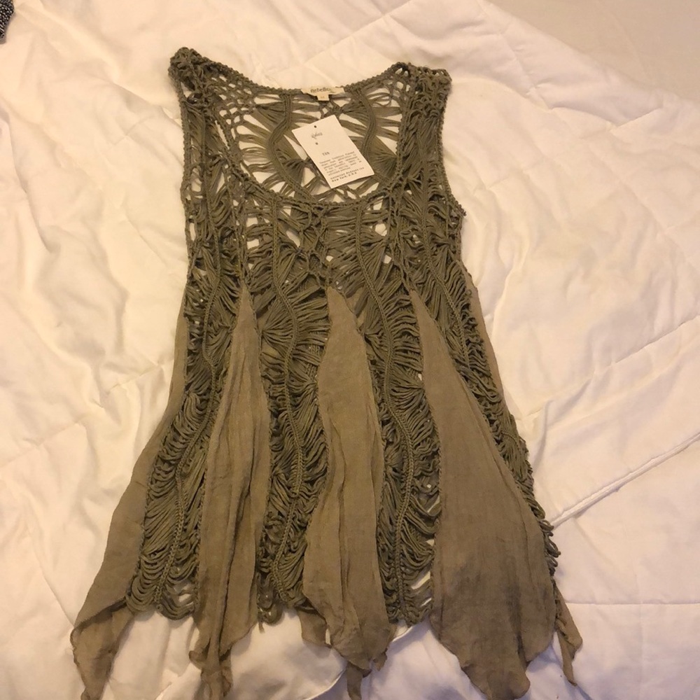 Tan summer top